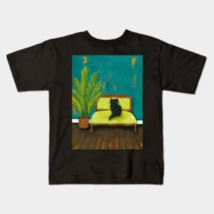 Onyx On the Settee Kids T-Shirt